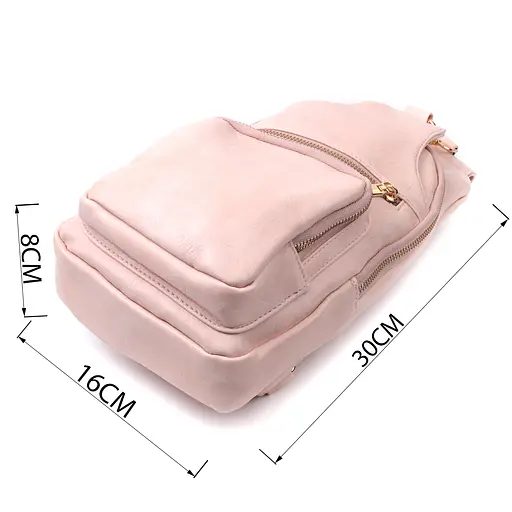 Женская слинг сумка Vintage через плечо из экокожи 16х30х8 см sum0026960 - фото 3