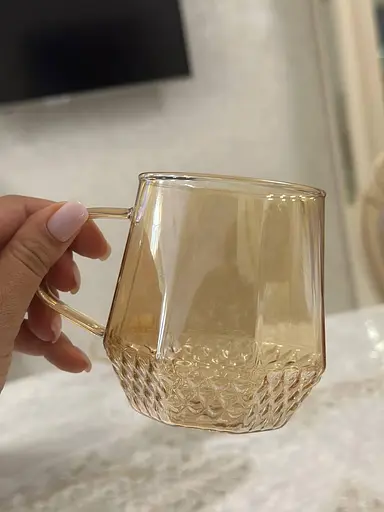 Набор кружек Vittora Sunset VT-5105-400 2 чашки 400 мл Золотистый - фото 2