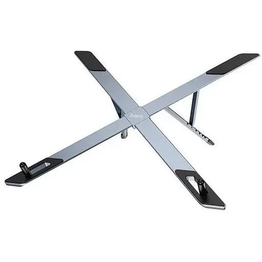 Подставка для ноутбука HOCO HD9 Action metal folding notebook holder серая - фото 1