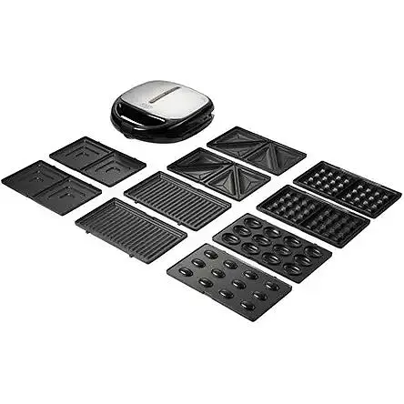 Вафельница-орешница-гриль-бутербродница Adler AD 3040 - 5в1 1200 Вт - фото 7