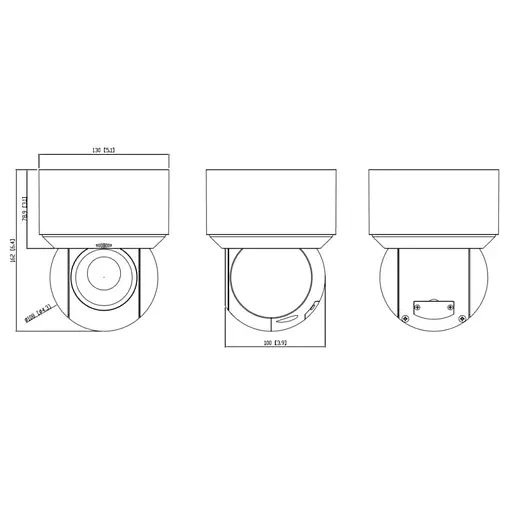 IP PTZ-видеокамера 4Mp TVT TD-8343IE3N (A/PE/04M/AR5) f=2.8-12mm 4x (77-00304) - фото 2
