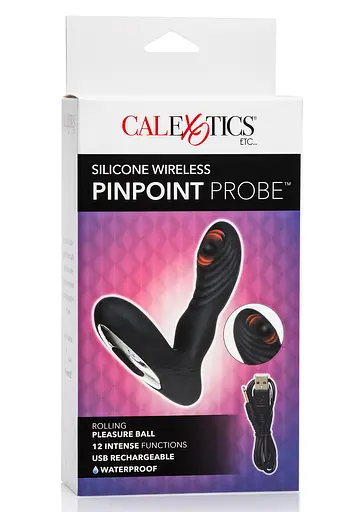 Стимулятор простати Wireless Pinpoint Probe, 12.7 см чорний - фото 11