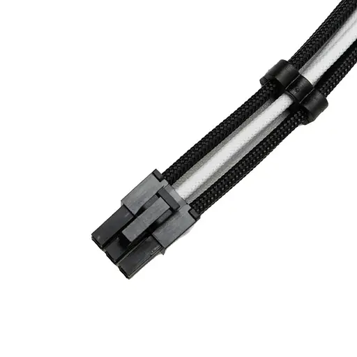 Модінг FinalCool Подовжувач GPU 6-PIN Black-White 40cm (GPU Black-White 40cm_) - фото 2