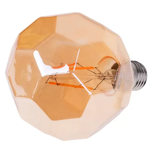 Лампа Brille светодиодная LED 6W E27 COG WW LB Amber 220 В - фото 4