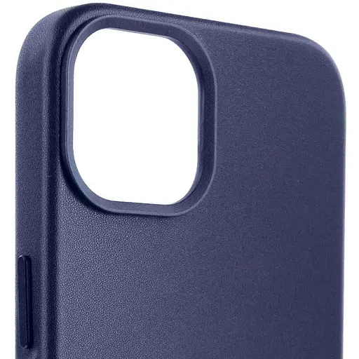 Шкіряний чохол Epik Leather Case AA Plus with MagSafe для Apple iPhone 12 Pro/12, 6.1 Violet - фото 3