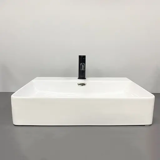 Умивальник VBI Bitonto M white накладний підвісний VBI-015701, Білий - фото 4