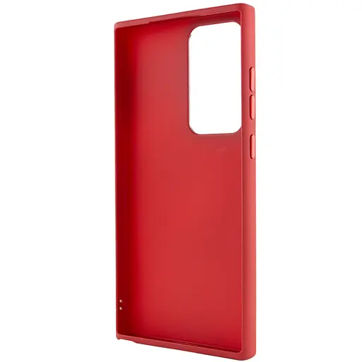 TPU чехол Epik Bonbon Metal Style для Samsung Galaxy S24 Ultra Красный / Red - фото 3
