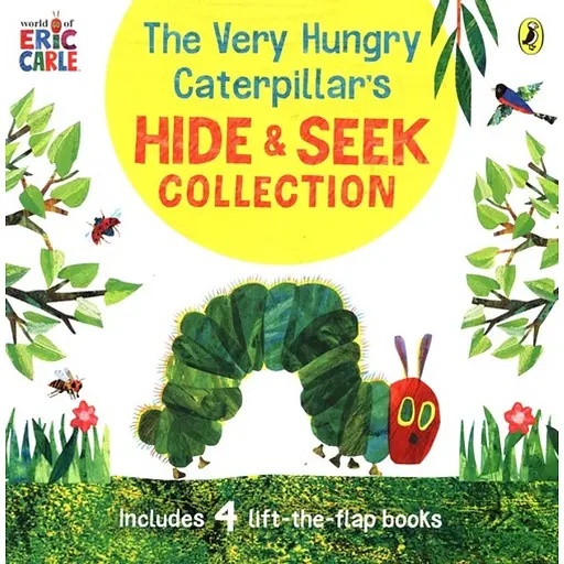 The Very Hungry Caterpillars Hide & Seek Box 4 lift-the-flap books - Ерік Карл