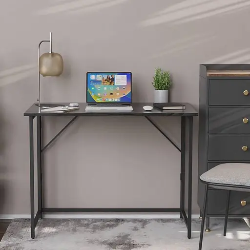 Розкладний стіл Моріс Ferrum-decor 750x1000x600 Чорний метал ДСП Сосна Кембра 16 мм (FRD-104671) - фото 7