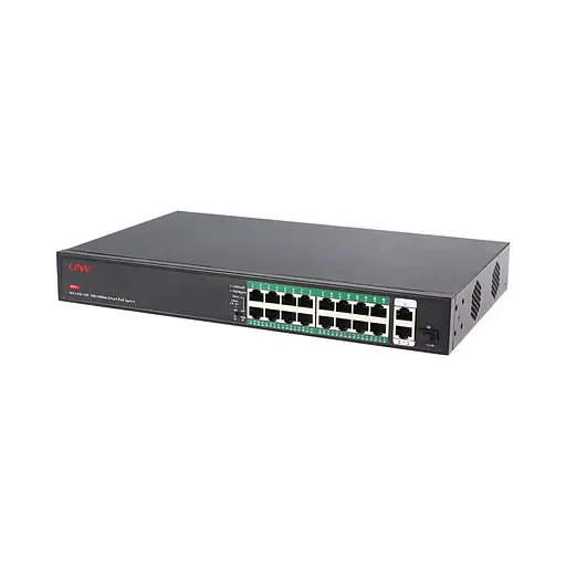 PoE-коммутатор неуправляемый 19-портовый ONVONV-H10168PFD с 16 портами PoE (73-00066)