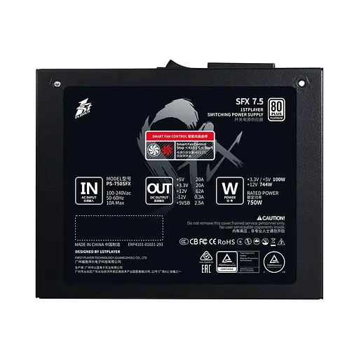 Блок живлення 1stPlayer PS-750SFX 750W (SFX-PLT-750-BK-EU) - фото 5