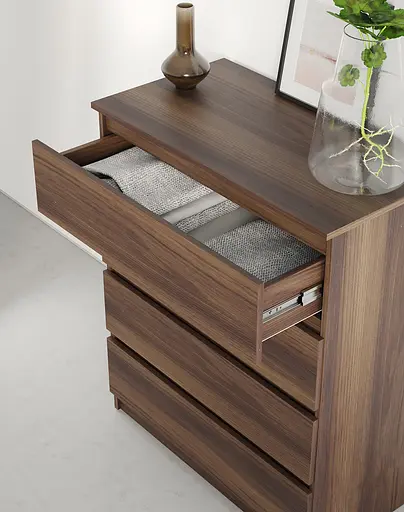 Комод в спальню MebelStar Нео 4Ш 80x43x98 см Дуб бурштиновий (MBS-1068) - фото 3