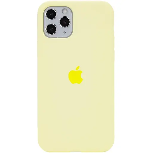 Чохол Epik Silicone Case Full Protective AA для Apple iPhone 11 Pro 5.8 Жовтий/Mellow Yellow