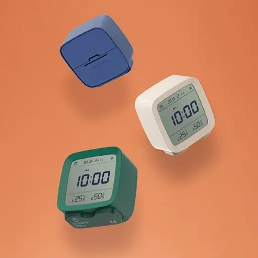 Годинник-термогігрометр Qingping Bluetooth Alarm Clock White (CGD1) бежевий [44861] - фото 3