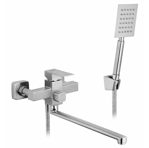 Смеситель для ванны Kroner KRP Edelstahl Kubus-ESG071 (CV036661) - фото 2