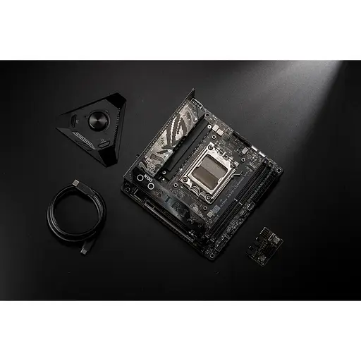 Материнская плата Asus Rog Strix X870-I Gaming WIFI sAM5 X870 2xDDR5 M.2 HDMI WiFi BT mITX - фото 4