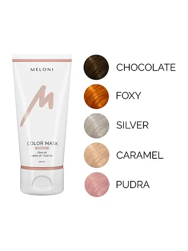 Тонирующая маска для волос Карамельный Color Mask Caramel Meloni 200 мл - фото 2