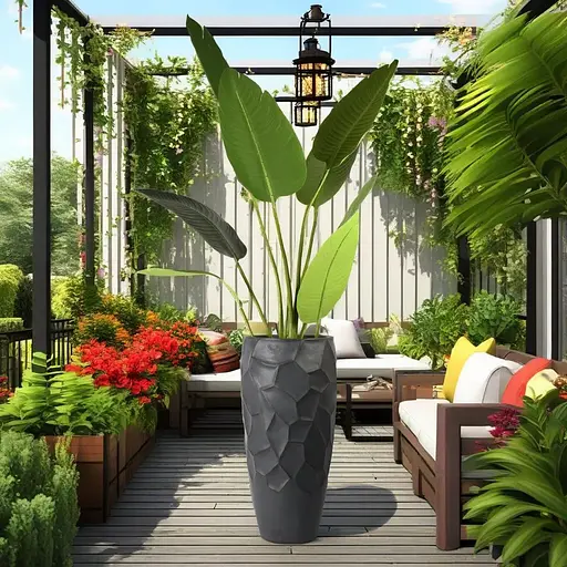 Кашпо Engard Бристоль 37х37x77 см (GA84-2) - фото 8