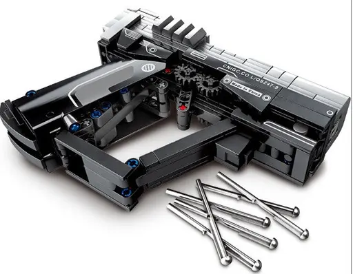 Дитячий конструктор Пістолет L/QSZ47-9 з мішенню (464 деталі) - фото 2