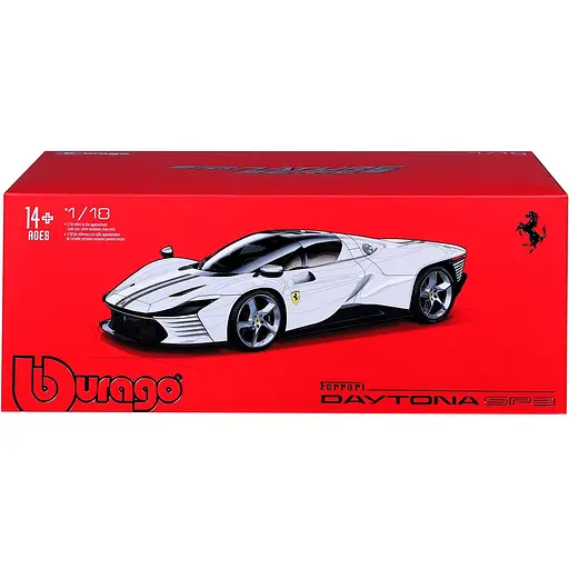 Автомодель Bburago Ferrari Daytona SP3 1:18 (18-16912 RD) - фото 7