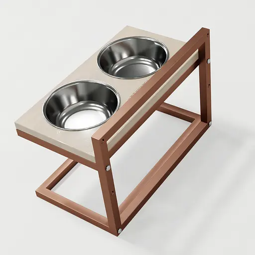 Hollky Flex M — миски на регульованій підставці для середніх собак (2 × 0.85 л) - фото 8