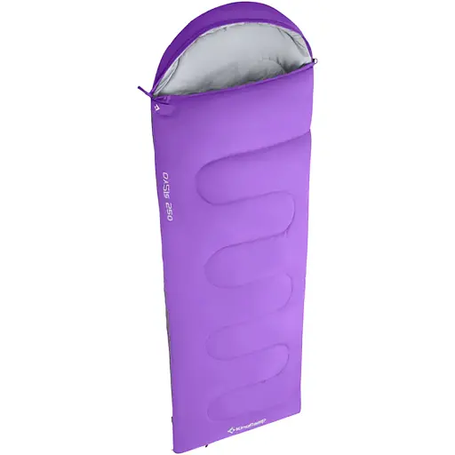 Спальный мешок KingCamp Oasis 250 Comf +12°C / Lim +7°C / Extr -3°C Purple