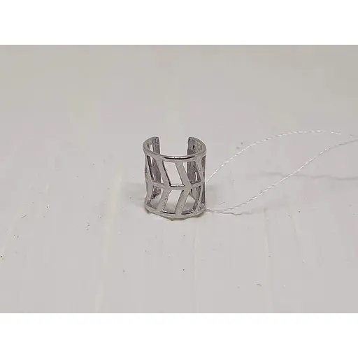 Серебряная серьга-кафф на хеликс.  9132452Р - фото 2