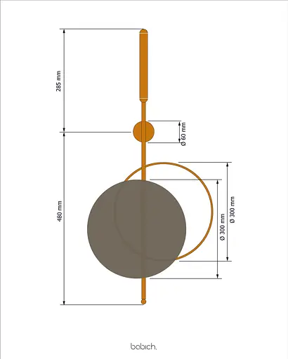 Настінне бра Babich Studio Mid GB other any color - фото 3