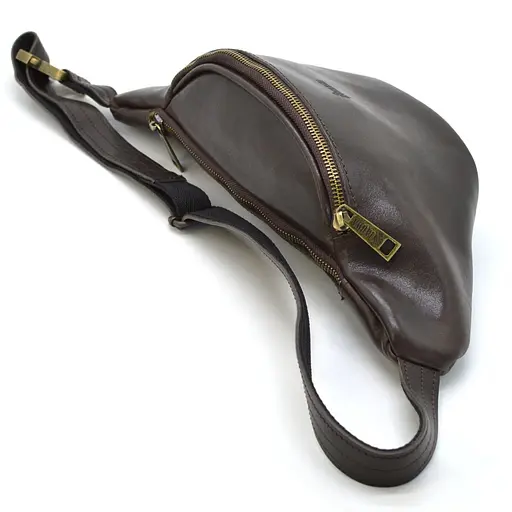 Шкіряна бананка Tarwa 14х36х8 см sum0025667 - фото 3