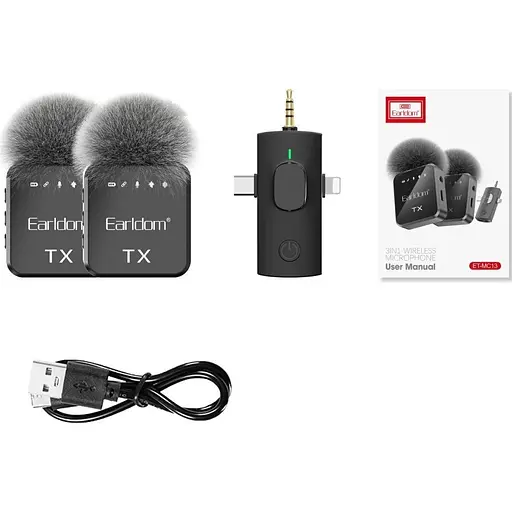 Микрофонная радиосистема Earldom ET-MC13 Black (136096) - фото 2