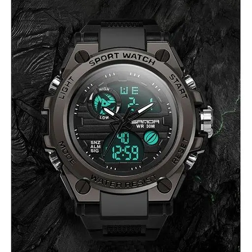 Чоловічий наручний годинник Sanda Tattoo - фото 2