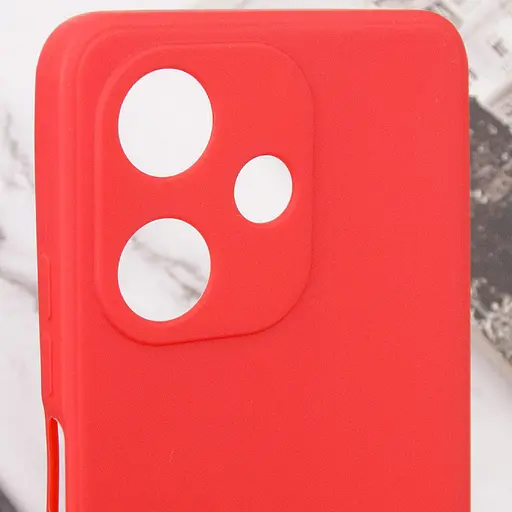 Силиконовый чехол Epik Candy Full Camera для Infinix Hot 30i Красный / Red - фото 5