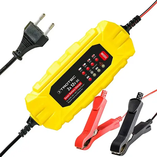 Зарядний пристрій Trotec PBCS 2A 12V 4-60Ah для автомобільного акумулятора (DAS302833) - фото 4