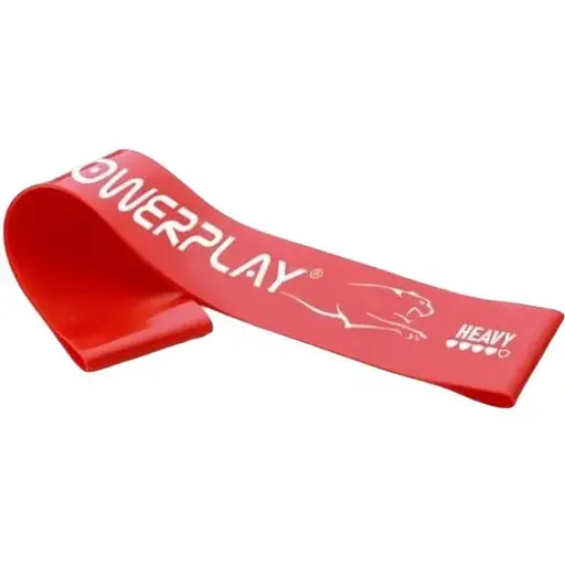 Гумка для фітнесу PowerPlay 4113 Mini Power Band 1 мм Червона (опір 10-15 кг) (PP_4113_Red) - фото 1