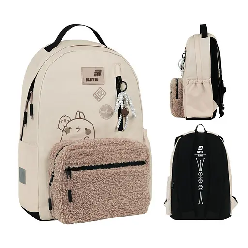 Рюкзак Kite Education teens 949M ML Бежевий (ML26-949M) - фото 2