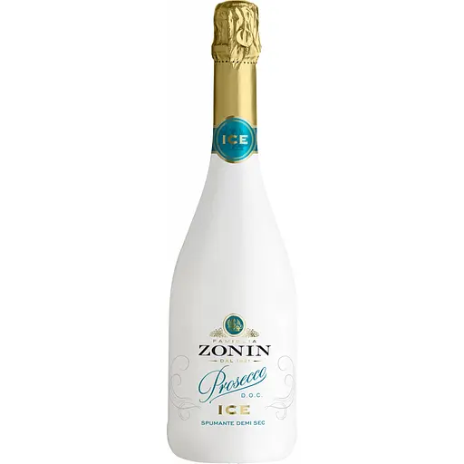 Вино ігристе Zonin Prosecco Spumante Ice Demi Sec біле напівсухе 11% 0.75 л - фото 2