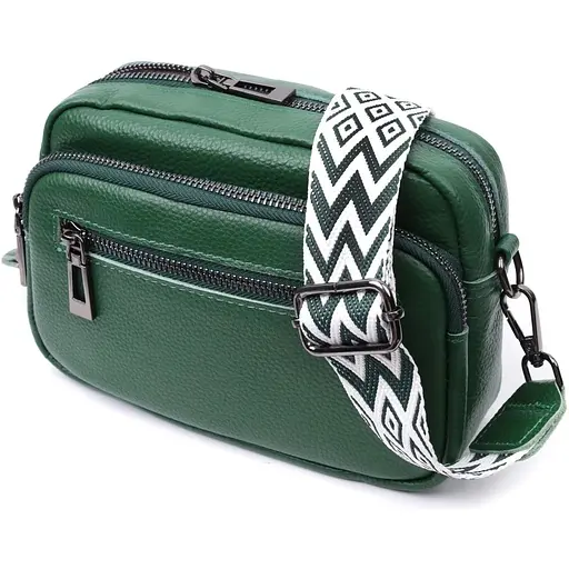 Кожаная женская сумка Vintage 21х14х8 см sum0026587 - фото 1