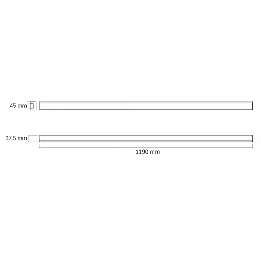 LED світильник лінійний VIDEX BN03 50W 1.2М 5000K 220V Black - фото 7