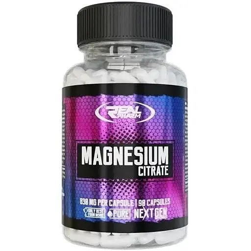 Цитрат магнію Real Pharm Magnesium Citrate 830 mg, 90 капсул