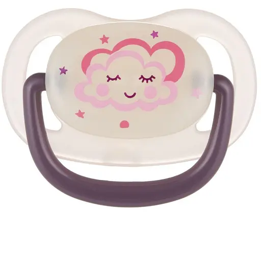 Пустушка Canpol babies Night Dreams силіконова анатомічна 6-18 міс. рожева (22/501_pin_new)