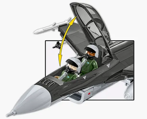 Конструктор винищувач F-16D Fighting Falcon COBI 5914 - фото 6