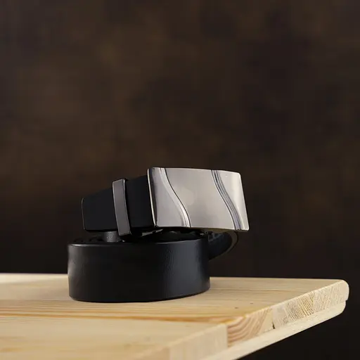 Ремінь шкіряний Vintage чоловічий 115х3,4 см acs0014808 - фото 6