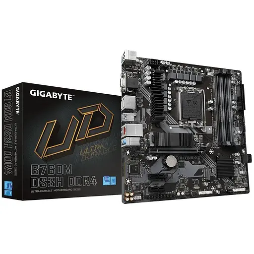 Материнская плата Gigabyte B760M DS3H DDR4 (B760M DS3H DDR4) (Socket 1700, Intel B760, Micro-ATX) - фото 8