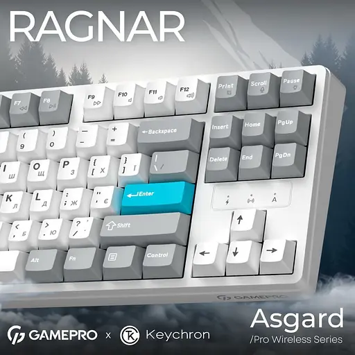 Клавиатура GamePro Asgard Ragnar White (MK285WH) [152954] - фото 5