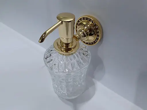 Дозатор для рідкого мила Kugu Swan 414G, Золотий - фото 1