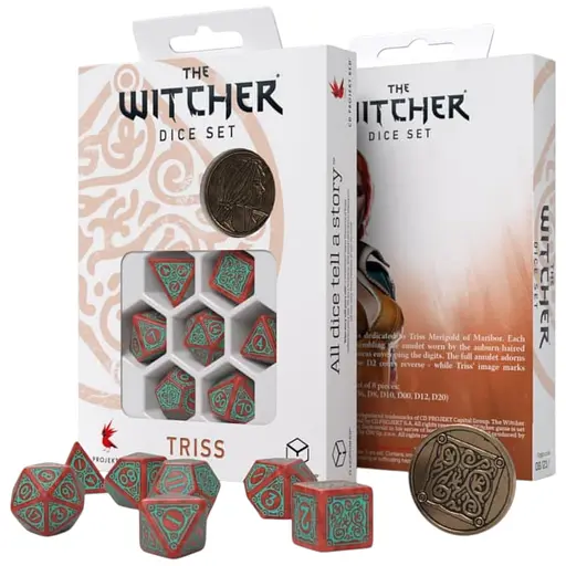 Набір кубиків The Witcher Dice Set. Triss - Merigold the Fearless , 7 шт. (SWTR02)