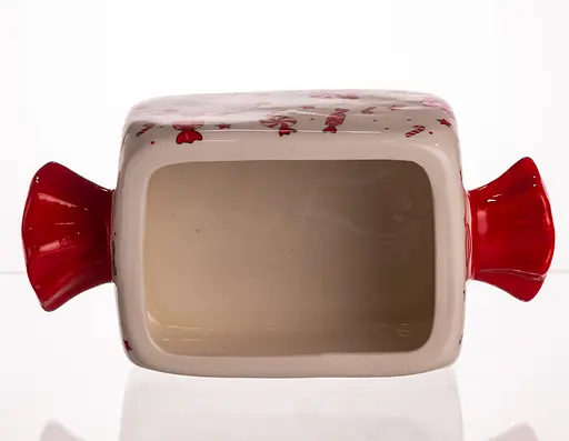 Конфетница новогодняя Yiwu фарфоровая 24×11.5×8 (см) ваза конфетница прямоугольная CR-1-22 - фото 6