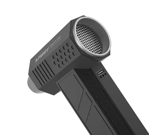 Мини-турбо вентилятор Crossgun 12V 1500мАч 120000об/мин для чистки ноутбуков (Черный) - фото 3