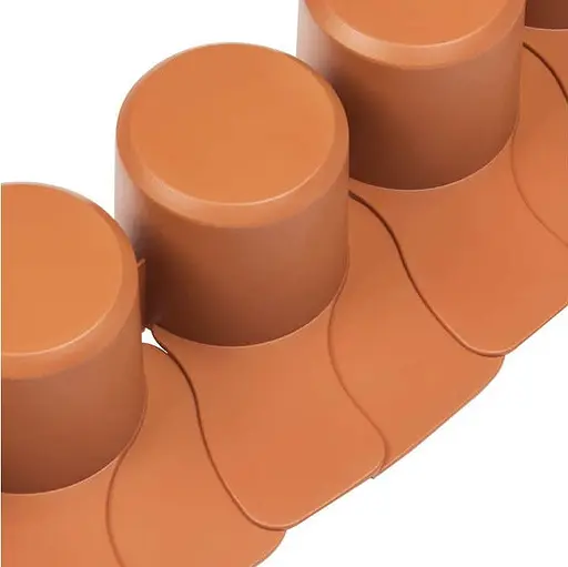 Палісад садовий Prosperplast Palisada теракотовий 4.05 м - фото 4