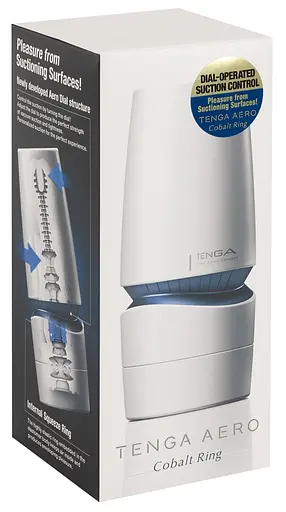 Мастурбатор Tenga Aero Cobalt Ring прозрачный - фото 2